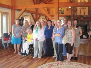 Many Hands Make Light Work: A few of the many volunteers for the 2015 House Tour. Photo by Aldean Kilbourn, used with permission.